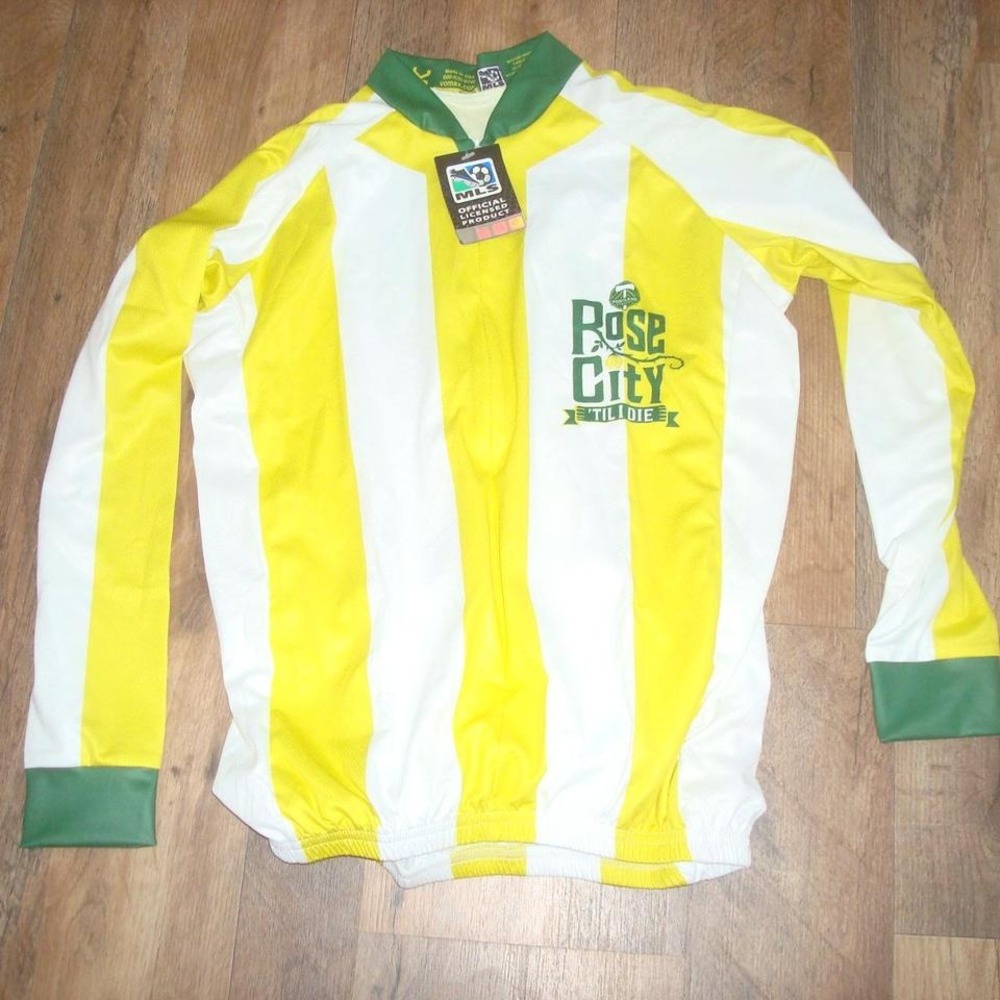 SOCCER JERSEY‎ MLS PORTLAND TIMBER WOMENS VINTAGE SHIRT 00S Y2K DEADSTOCK